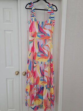 Flying Tomato Colorful Maxi Dress